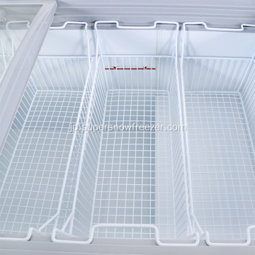 大容量トップガラスドアディープディスプレイ冷凍庫